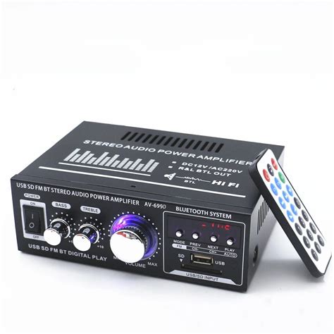 buy   mini audio amplifier lcd display hifi audio stereo power