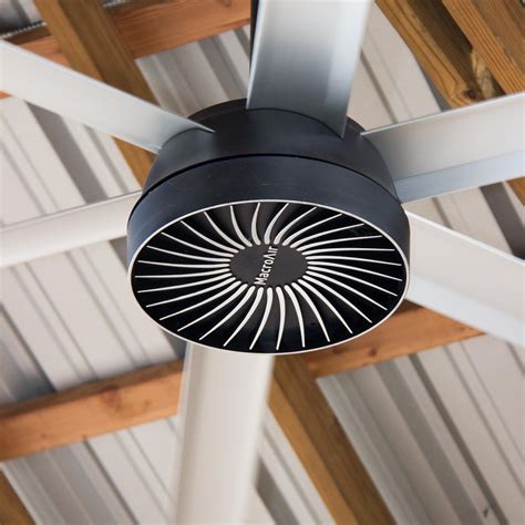 macroair airvolution    ft hvls outdoor ceiling fan  anodized