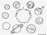 Planets Coloring Pages System Solar Printable Print sketch template
