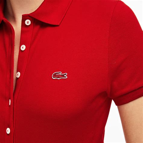 Women S Lacoste Slim Fit Stretch Mini Cotton Piqué Polo Shirt Lacoste