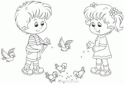 hudtopics girl  boy coloring pages