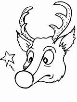 Reindeer Colorat Rudolph Craciun Reni Nosed Desene Renii Planse Natale Renas Colorir Printable P05 Disegni Noel Imagini Colorare Natal Renne sketch template