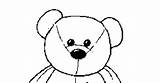 Beanie Bear Baby Coloring Erin Pages sketch template
