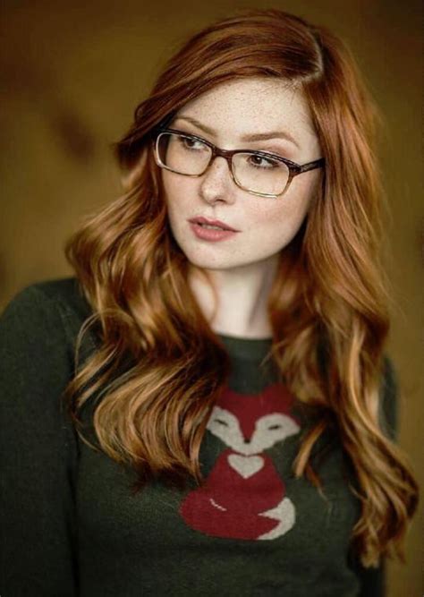 Sexy Redhead Girls In Glasses