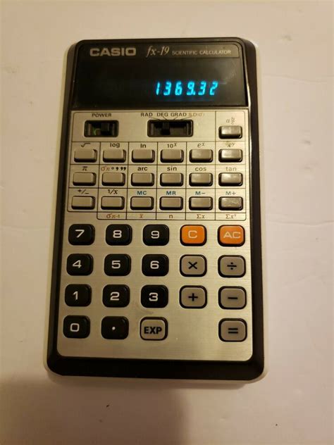 vintage casio fx  scientific calculator fully working retro calculator casio scientific
