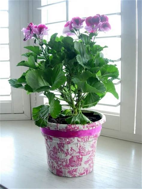 ideas  flower pots decoration  fabric diy  crafts