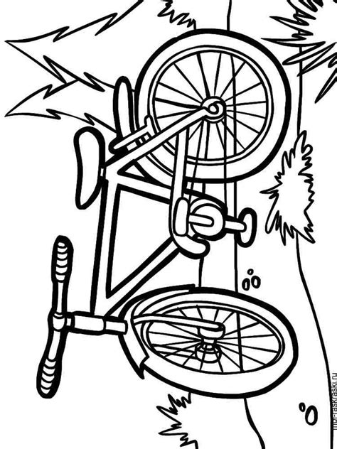 gurus alphabet kids bike horn color page bicycle coloring pages
