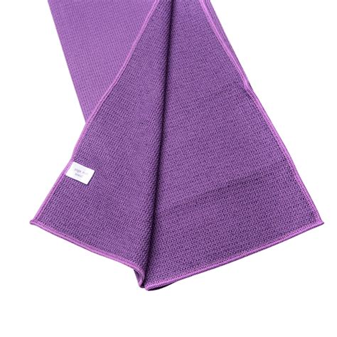 yoga handdoek houdt je yogamat schoon en biedt extra grip