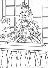 Printable Barbie Coloring Pages Princess sketch template