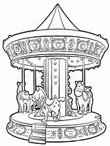 Pollux Roundabout Coloring Pages Magic Visit Colouring sketch template