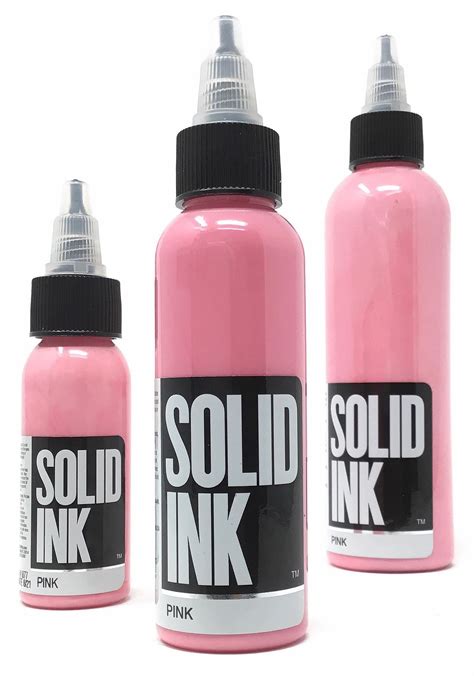 pink solid ink oz body graphics tattoo supply