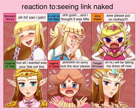 Reaction To Seeing Link Naked Zelda S Response Know