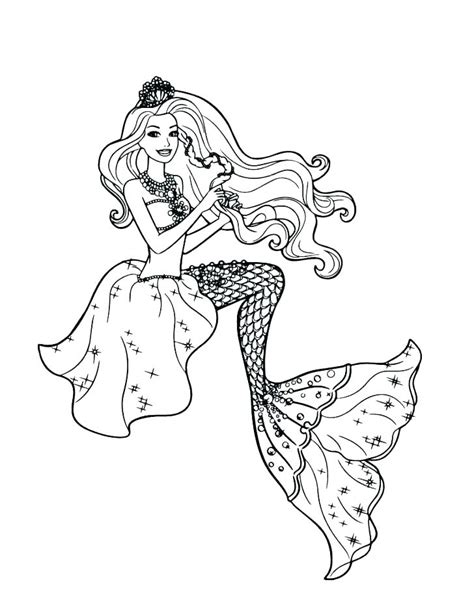 beautiful mermaid barbie coloring pages youloveitcom beautiful