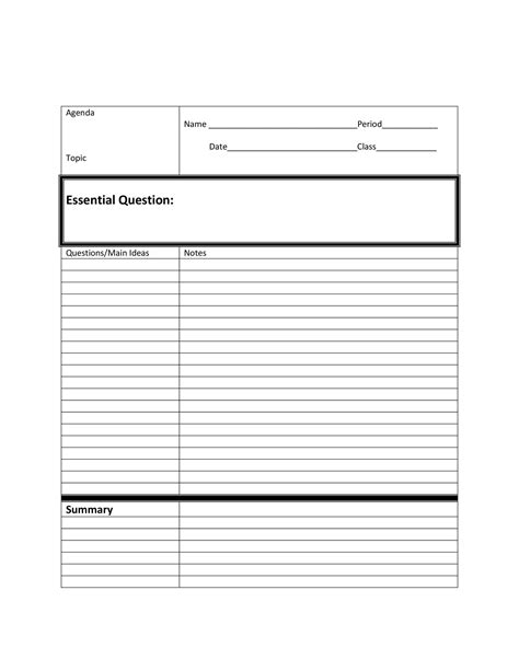lecture notes template word  professional template