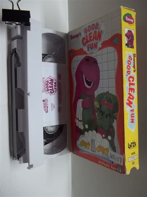 barney good clean fun  vhs   closed captioned prestons  items