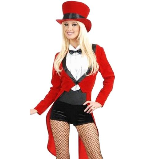 sexy ringmaster circus magician costume aussie seller ebay