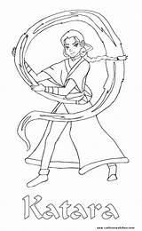 Airbender Katara Aang Zuko Aanga Legenda Kolorowanki Herr Elemente Waterbending Leyenda Infancia Korra Ceras Awatar Malvorlagen Sido Gak sketch template