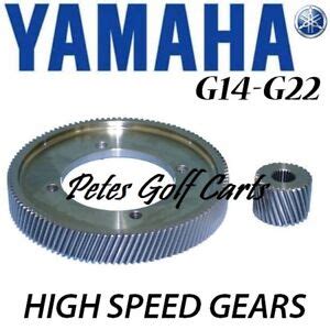 yamaha   gas golf cart high speed gears  ratio   usa ebay