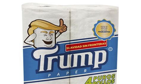 trump softness  borders toilet paper   sold  mexico