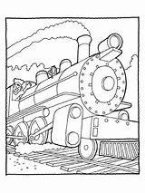Locomotive Coloring sketch template