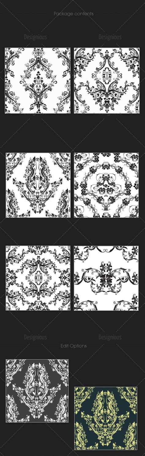seamless patterns vector pack