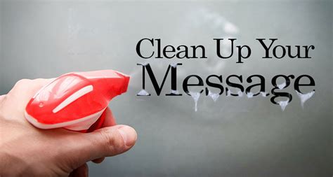 clean   message
