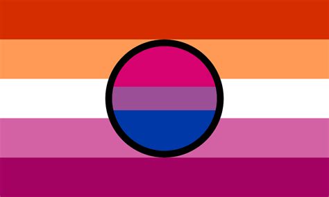 bifictosexual lesbian flag queervexillology