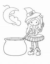Coloring Halloween Pages Witch Printable Cute Scary Kid Friendly Scarlet Kids Color Crazylittleprojects Little Getcolorings Sheets Print Colorings sketch template