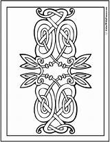 Celtic Coloring Printable Knot Pages Symmetrical Colorwithfuzzy Irish Scottish Sheets Geometric Adults Symetrical sketch template
