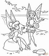 Tinkerbell Coloring Silvermist Pages Bell Color Tinker Fairies Fairy Disney Supercoloring sketch template