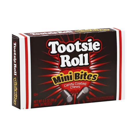tootsie roll mini bites theatre box 3 5oz 99g