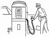 Pump Gas Drawing Getdrawings sketch template