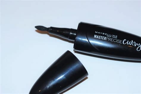 maybelline master precise curvy review swatches