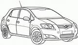 Toyota Coloring Pages Supra Auris Color Toyote Getcolorings Print Coloringhome sketch template