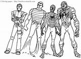 Coloring Pages Hero Spiderman Venom Super Kids Squad Colouring Printable Vs Print Color Miracle Timeless Netart Library Clip Popular sketch template