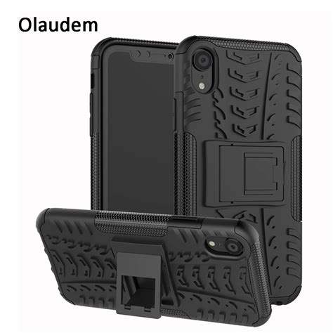 olaudem cases soft tpu pc  iphone xr case heavy duty protection shockproof case  iphone