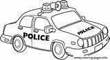 Police Truck Coloring Pages Getcolorings Colorin sketch template