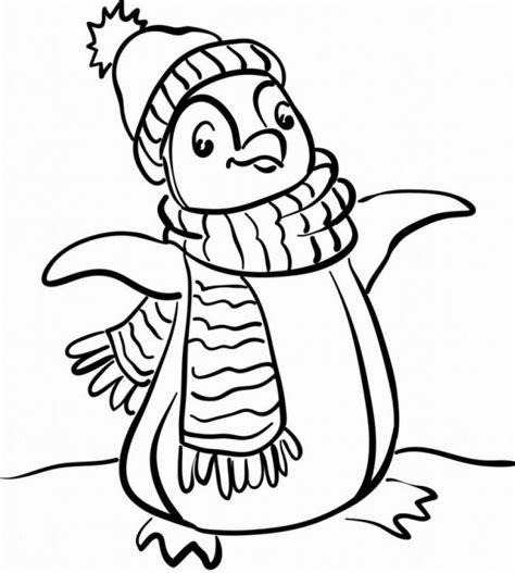 cartoon penguin coloring pages   cartoon penguin