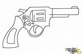 Gun Drawing Draw Simple Pencil Sketch Coloring Realistic Step Drawingnow Steps sketch template