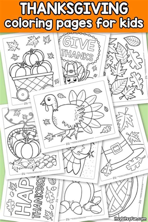 thanksgiving kids coloring pages holiday coloring pages etsy