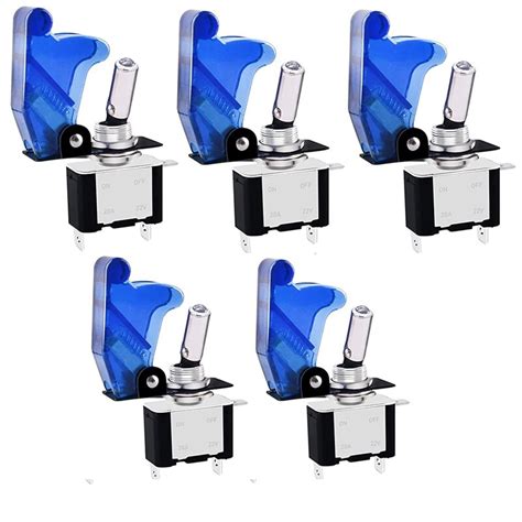toggle switch 5 pack 3pin 12v 20a lighted heavy duty waterproof toggle