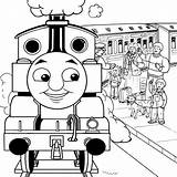 Thomas Train Pages Coloring Friends Printable Colouring Cartoon Kids Monster Le Sheets sketch template