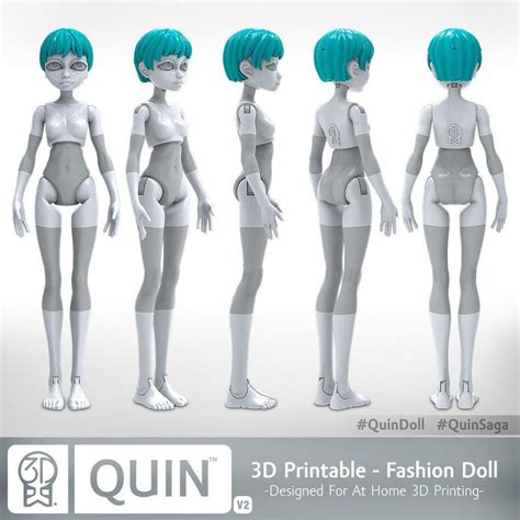 quin the 3d printable doll 3dprintingideas 3d printing prints 3d