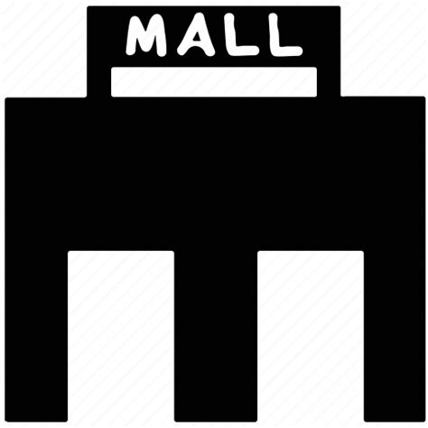 building mall plaza shopping mall icon