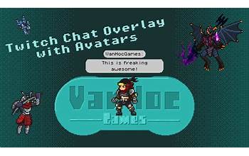 Twitch Chat Overlay with Avatars screenshot #1