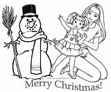 Barbie Coloring Christmas Pages Print Color Baby Colouring Printable Sister Her Skipper Barbiecoloring Top Getcolorings Popular sketch template