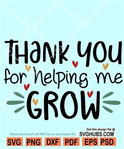 helping  grow svg teacher appreciation svg