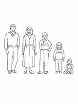 Family Row Baby Standing Lds Coloring Pages Library Sitting Girl Primarily Inclined Five sketch template