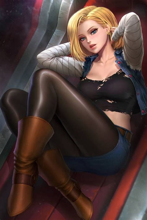 android 18 by neoartcore on deviantart android 18