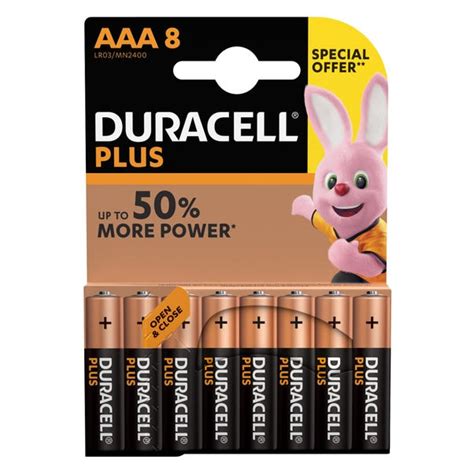 duracell  aaa special offer  pack dunelm
